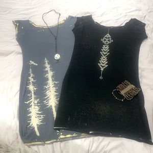 2/$45 - Sea of Wolves (Etsy) Reversible Tunics